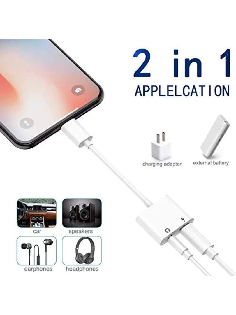 AUGEN Headphone Jack & Charge Adapter